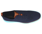 Cole Haan Men's 2.ZERØGRAND Wingtip Oxford Shoes - Marine Stitchlite/Bluefish