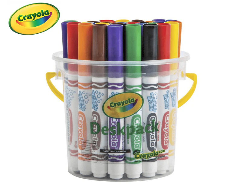 Crayola Classic Ultra-Clean Washable Markers 32-Pack