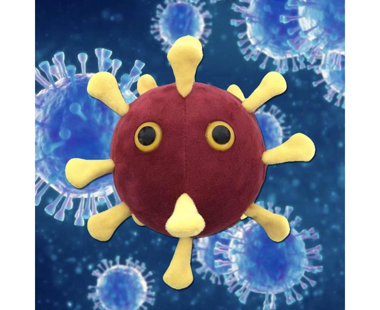 Giant Microbe   Covid-19 Human Biology Soft Plush Stuffed Toy