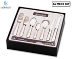 Tablekraft 56-Piece Strand Cutlery Set - Silver