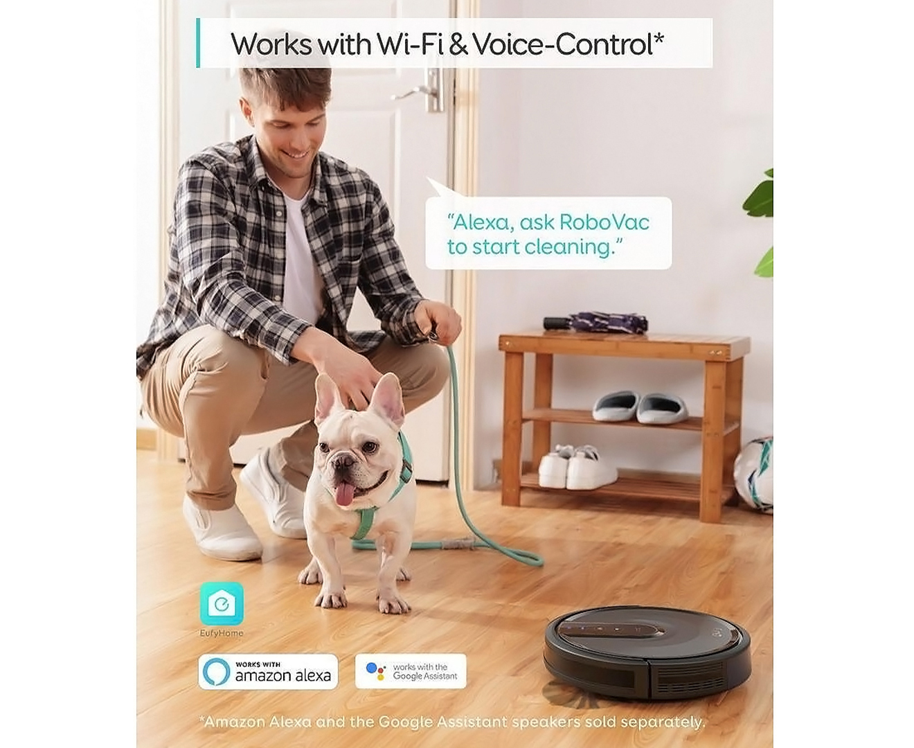 eufy robovac 35c robot bagless vacuum cleaner t2117v11