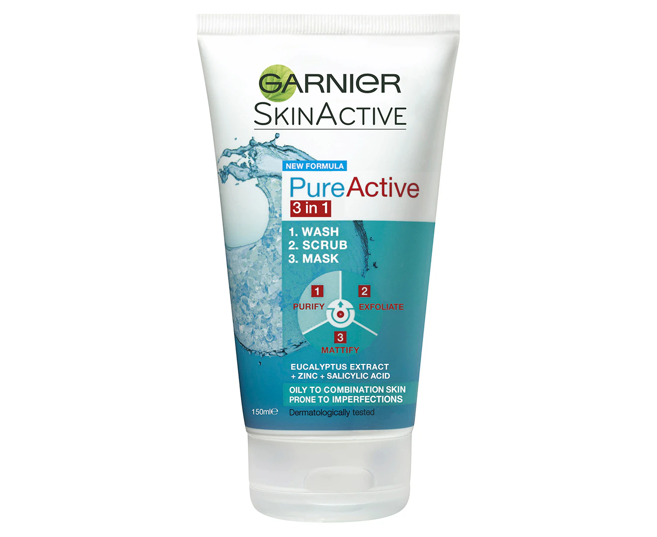 So…? Garnier SkinActive PureActive 3in1 Wash, Scrub and Mask 150ml