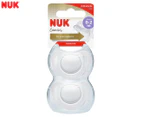 NUK 0-2 Months Genius Orthodontic Plus SIlicone Soother 2-Pack