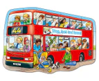 Orchard Toys Big Red Bus 15-Piece Floor Puzzle