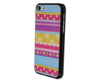 Striped Floral Print Hard Case for Apple iPhone 5C