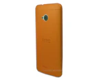 Orange Ultra Thin Frosted Matte Flexible Plastic Hard Case for HTC One M7 Cover