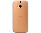 Orange Ultra Thin Frosted Matte Flexible Plastic Hard Case for HTC One M8 Cover