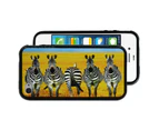 Yellow Zebra Printed Hard Back Case for Apple iPhone 4 4S