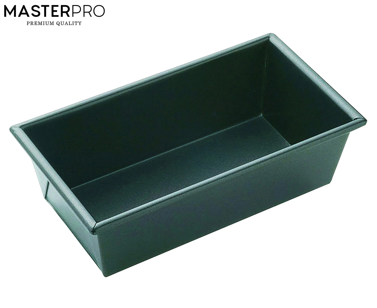 MasterPro 25x17cm Non-Stick Box-Sided Loaf Pan