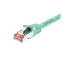 Cat 6A S Ftp Lszh Ethernet Network Cable Green - 7 m