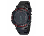 Skechers Men's 45mm Ruhland Digital Watch - Black/Red