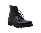 Vince Mens Commander Leather Closed Toe Ankle Military Boots