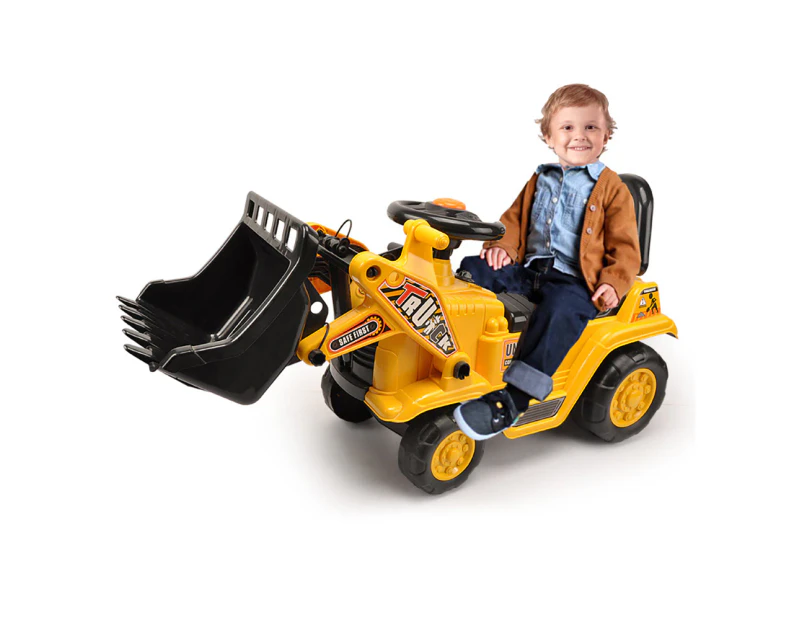 Lenoxx Kids' Ride On Digger - Yellow