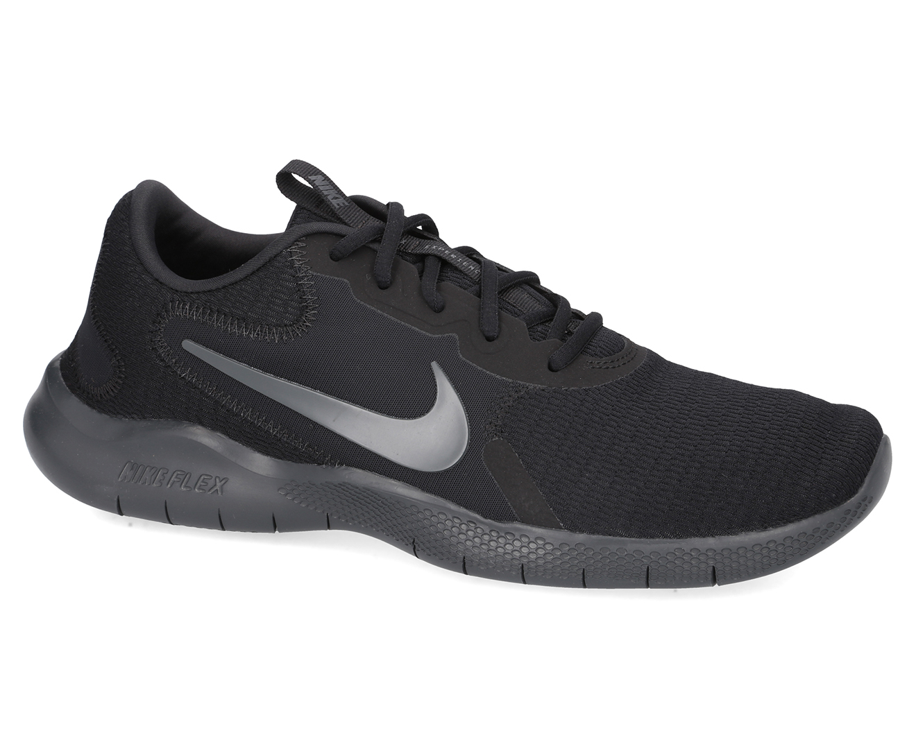 Nike Men's Flex Experience RN 9 Running Shoes - Black/Dark Smoke Grey ...