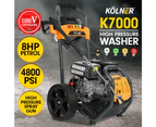 High Pressure Washer Cleaner 4800 Psi 8Hp Petrol Engine 10M Hose