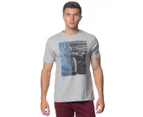 North Sails Men's Graphic Print Tee / T-Shirt / Tshirt - Grey Melange