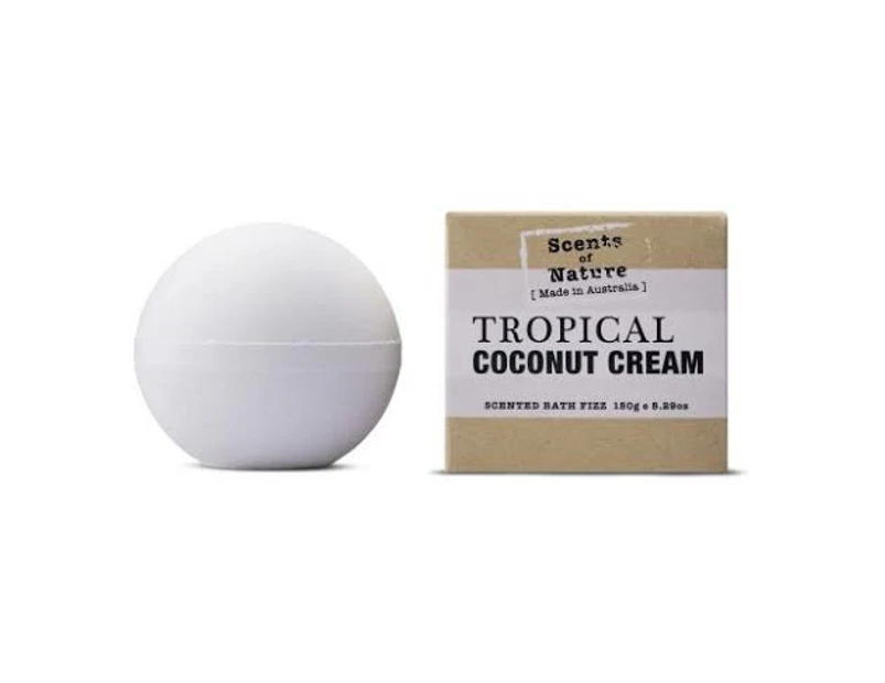 Scents of Nature by Tilley Bath Fizz - Tropical Coconut Cream