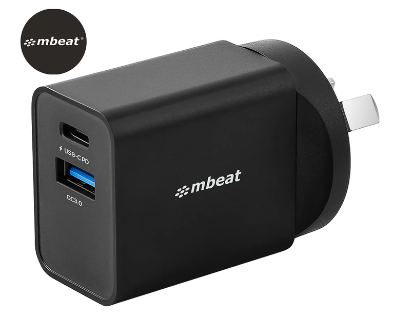 mbeat 18W Gorilla Power Dual Port USB-C Charger
