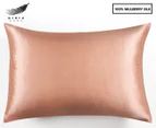 Gioia Casa Two-Sided 100% Mulberry Silk Pillowcase - Copper