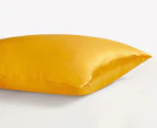 Gioia Casa Two-Sided 100% Mulberry Silk Pillowcase - Yellow