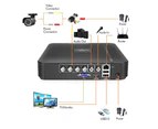 2-4 CH DVR Home Security CCTV Camera System - WHITE