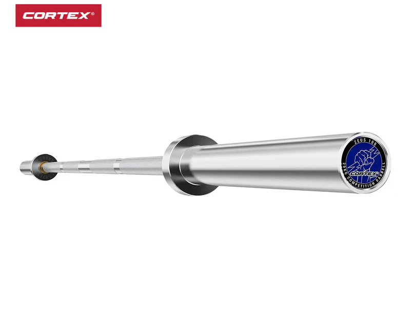 Cortex 20kg Zeus 100 Olympic Competition Barbell Set - Chrome