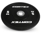 Cortex 5kg Competition Bumper Plate 2-Pack - Black
