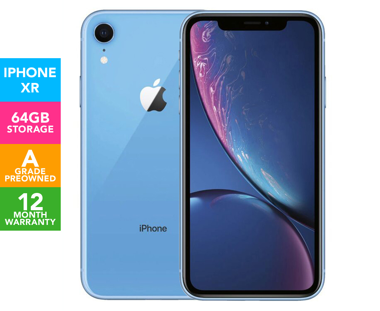 Pre-Owned Apple iPhone XR 64GB Smartphone Unlocked - Blue | Catch.co.nz