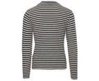 North Sails Men's Striped Long Sleeve Tee / T-Shirt / Tshirt - White Stripe