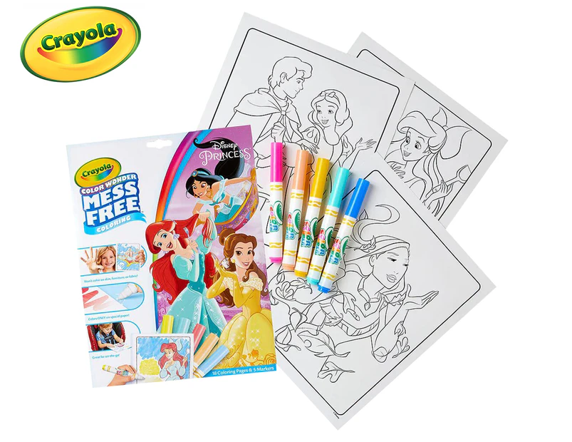 Crayola Disney Princess Color Wonder Mess Free Colouring Set