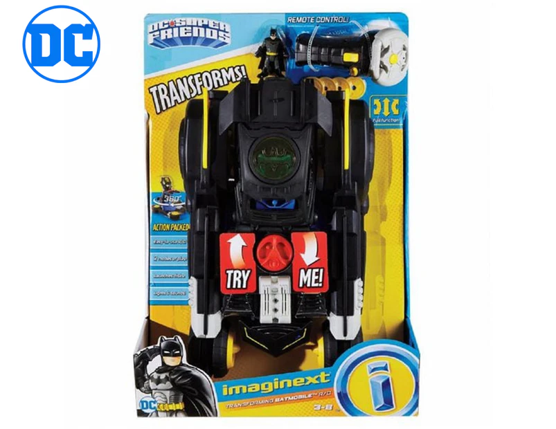 Imaginext deals transforming batmobile