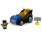 Fisher-Price Little People DC Super Friends 2-in-1 Batmobile Playset - Black/Multi