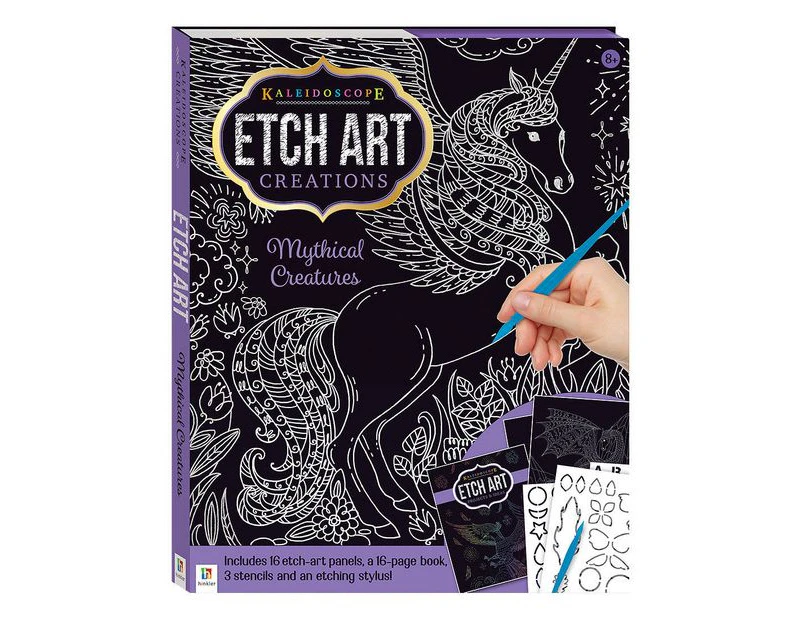 Kaleidoscope Etch Art Creations Mythical Creatures Kit