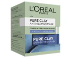 L'Oréal Paris Pure Clay + Marine Algae Anti-Blemish Mask 50mL