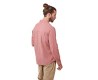 Craghoppers Mens Kiwi Linen Long Sleeved Shirt (Light Radicchio) - CG1297