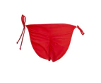 Brave Soul Womens Bikini Bottoms (Red) - UT276