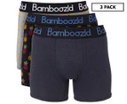Bamboozld Men's Bamboo Blend Trunks 3-Pack - Bananas/Indigo/Big Pineapples