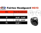 [XL] FAIRTEX-Diagonal Vision Sparring Headguard Lace Up Head Gear HG16