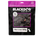 Blackdog 500g Kangaroo/Roo Liver Treats Low Fat Food Snacks/Chews for Puppy/Dog