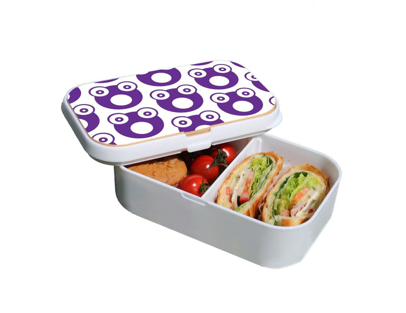 Lunch Box Food Container Snack Picnic Authentic Wood Strap Cutlery Surprise