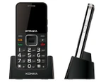 Konka U6 4GB Mobile Phone Unlocked - Black/Silver