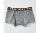 Maxx Older Boys 3 Pack Trunks - Grey - Grey