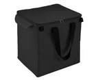 Shop & Go Insulated Bag Grocery Storage for Shopping Cart Trolley Basket Black