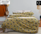 Abercrombie & Ferguson Luminosa Queen Bed Quilt Cover Set - Yellow
