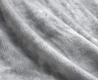 Ardor Boudoir 180x240cm Lucia Luxury SB Plush Velvet Blanket - Silver