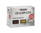 JINX LED Alarm Clock - Black