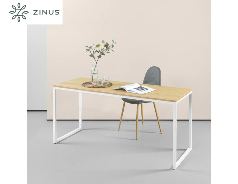 Zinus Modern White Office Computer Desk - 160cm