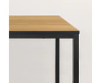 Zinus Jennifer Modern Home Office Desk Laptop Computer Study Student Table Wood Metal - Black