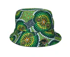 Hat Aboriginal Design  - Colours Rainforest Design - Colin Jones