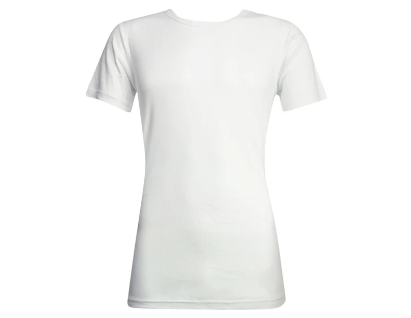 Bamboozld Men's Bamboo Cotton Crew Tee / T-Shirt / Tshirt - White